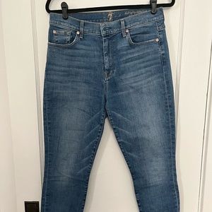 7 For All Mankind Skinny Jeans Sz 31